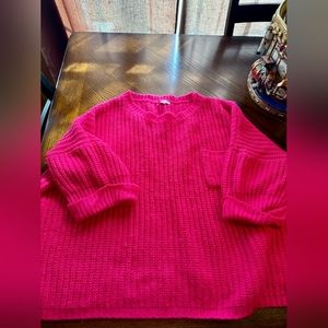 Pink sweater